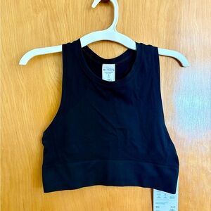 Athleta Momentum Seamless 2.0 Crop Tank - Black